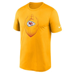 Kansas City Chiefs Primetime Legend Icon Performance T-Shirt - Gold - Nike