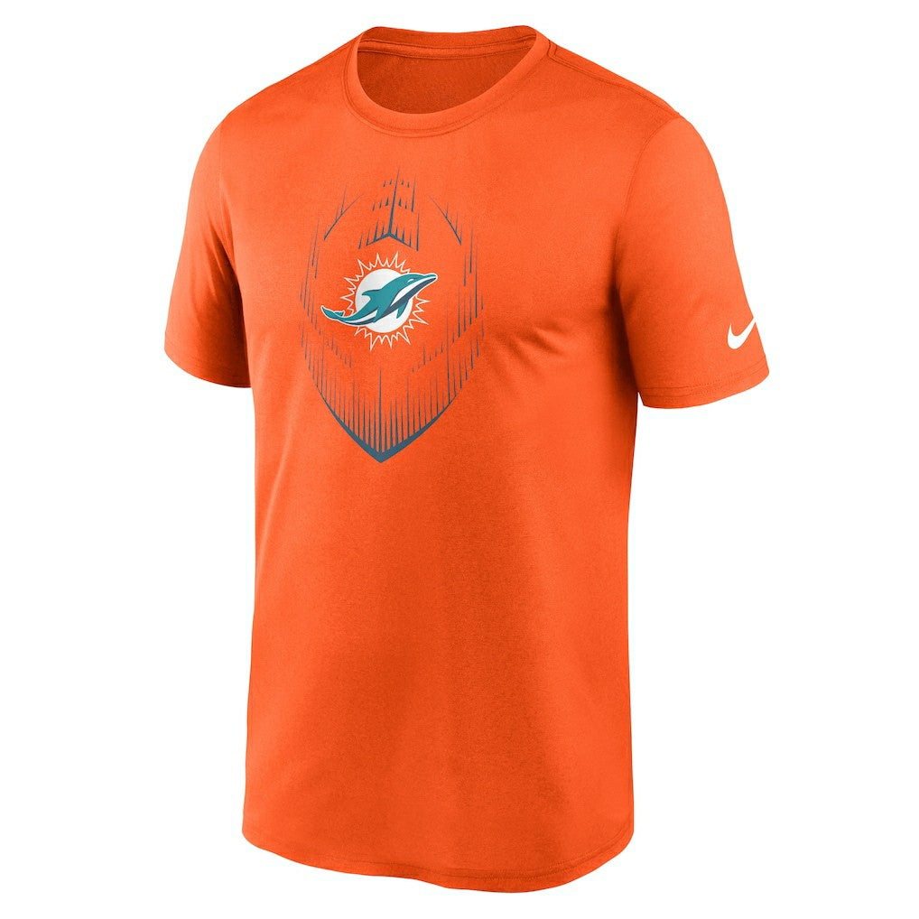 Miami Dolphins Primetime Legend Icon Performance T-Shirt - Orange - Nike