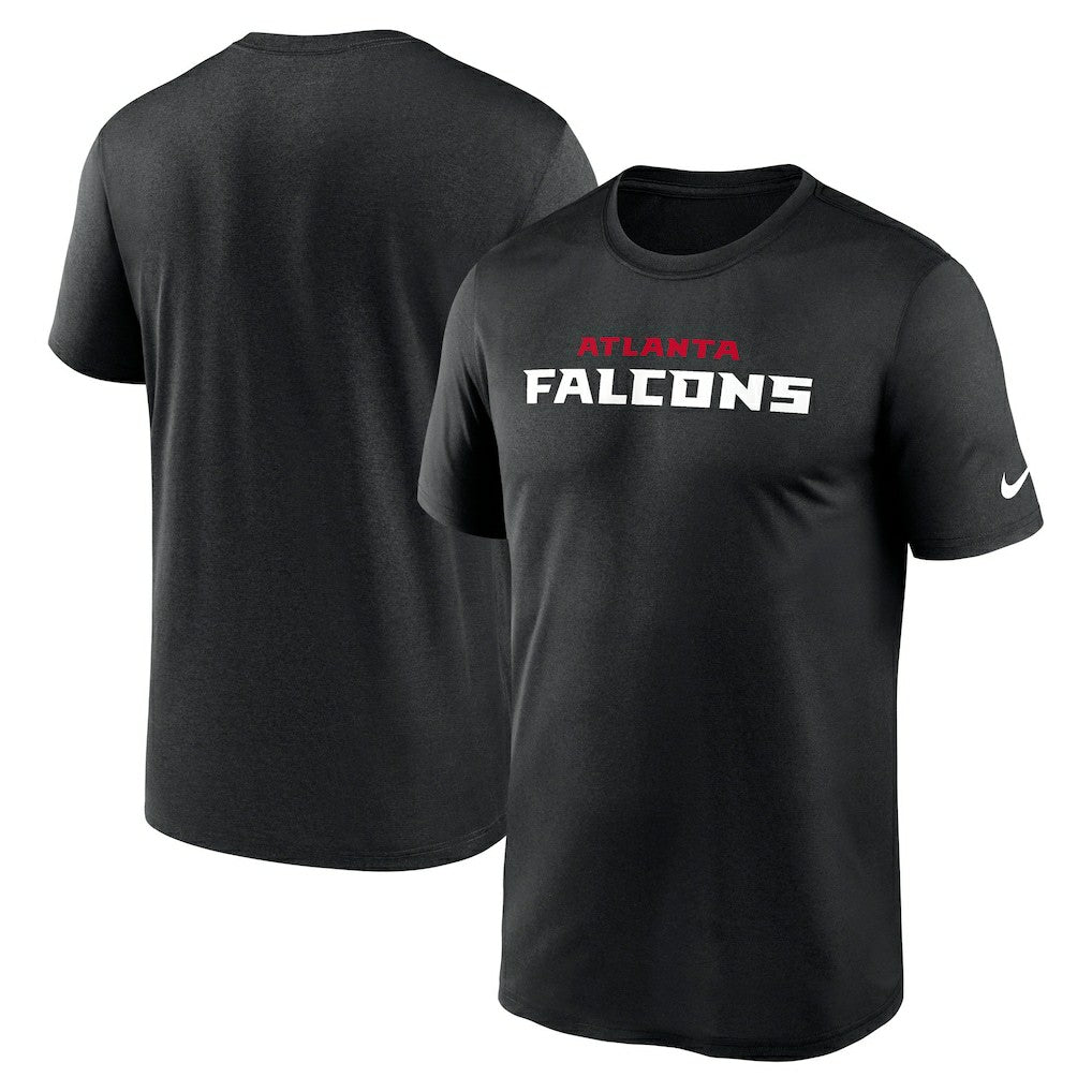 Atlanta Falcons Primetime Legend Wordmark Performance T-Shirt - Black - Nike