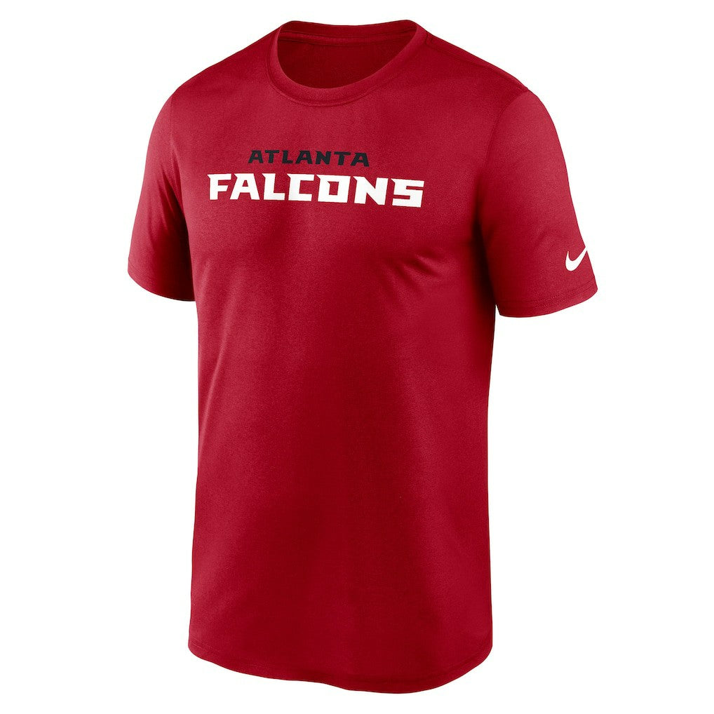 Atlanta Falcons Primetime Legend Wordmark Performance T-Shirt - Red - Nike