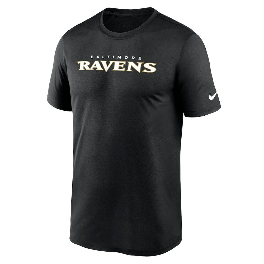 Baltimore Ravens Primetime Legend Wordmark Performance T-Shirt - Black - Nike