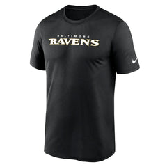 Baltimore Ravens Primetime Legend Wordmark Performance T-Shirt - Black - Nike