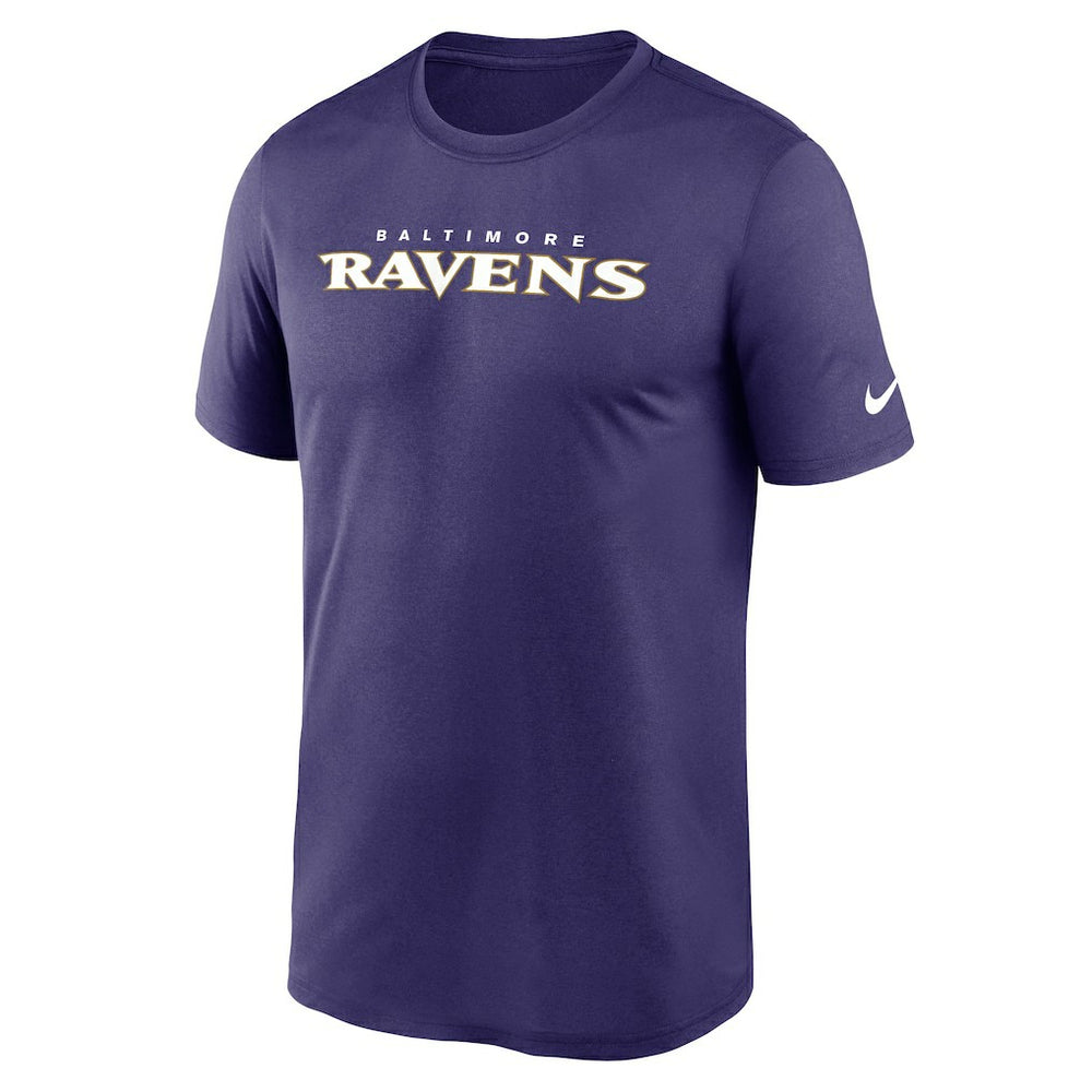 Baltimore Ravens Primetime Legend Wordmark Performance T-Shirt - Purple - Nike