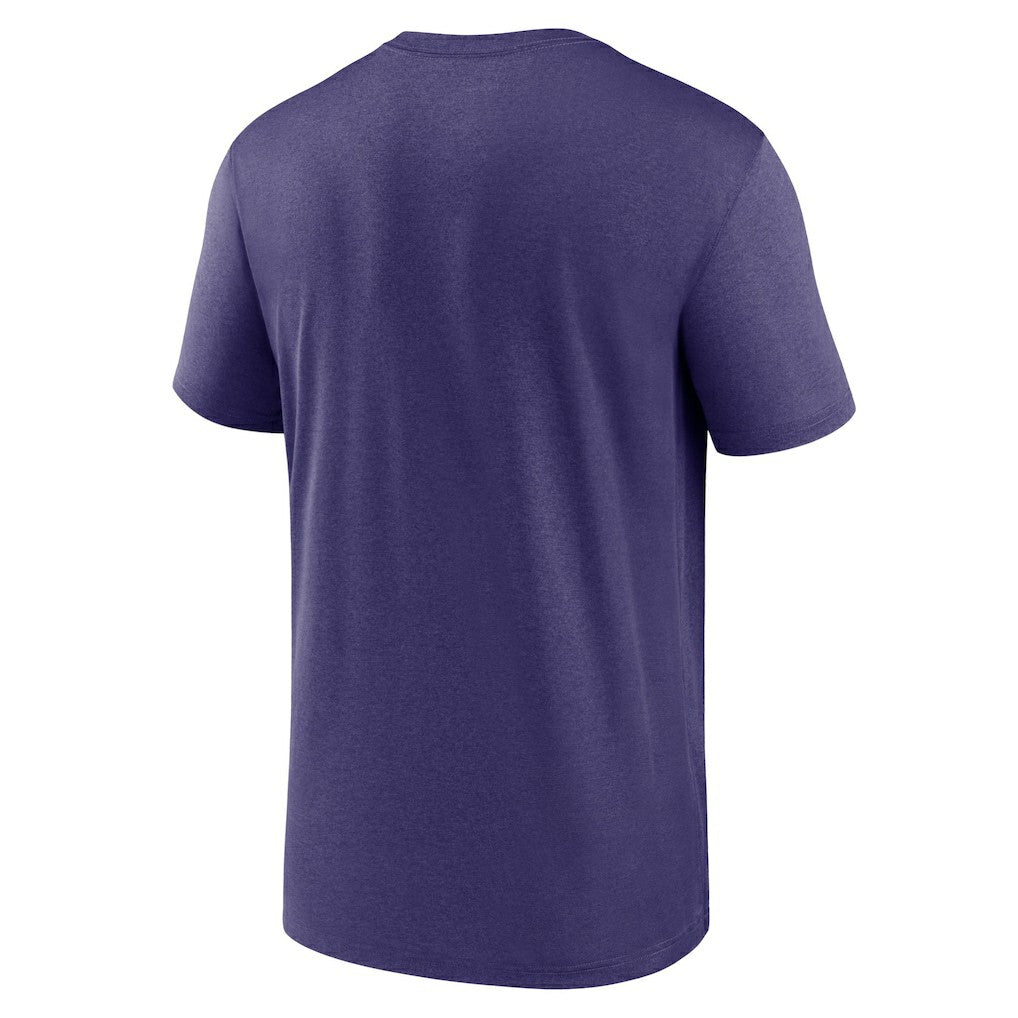Baltimore Ravens Primetime Legend Wordmark Performance T-Shirt - Purple - Nike