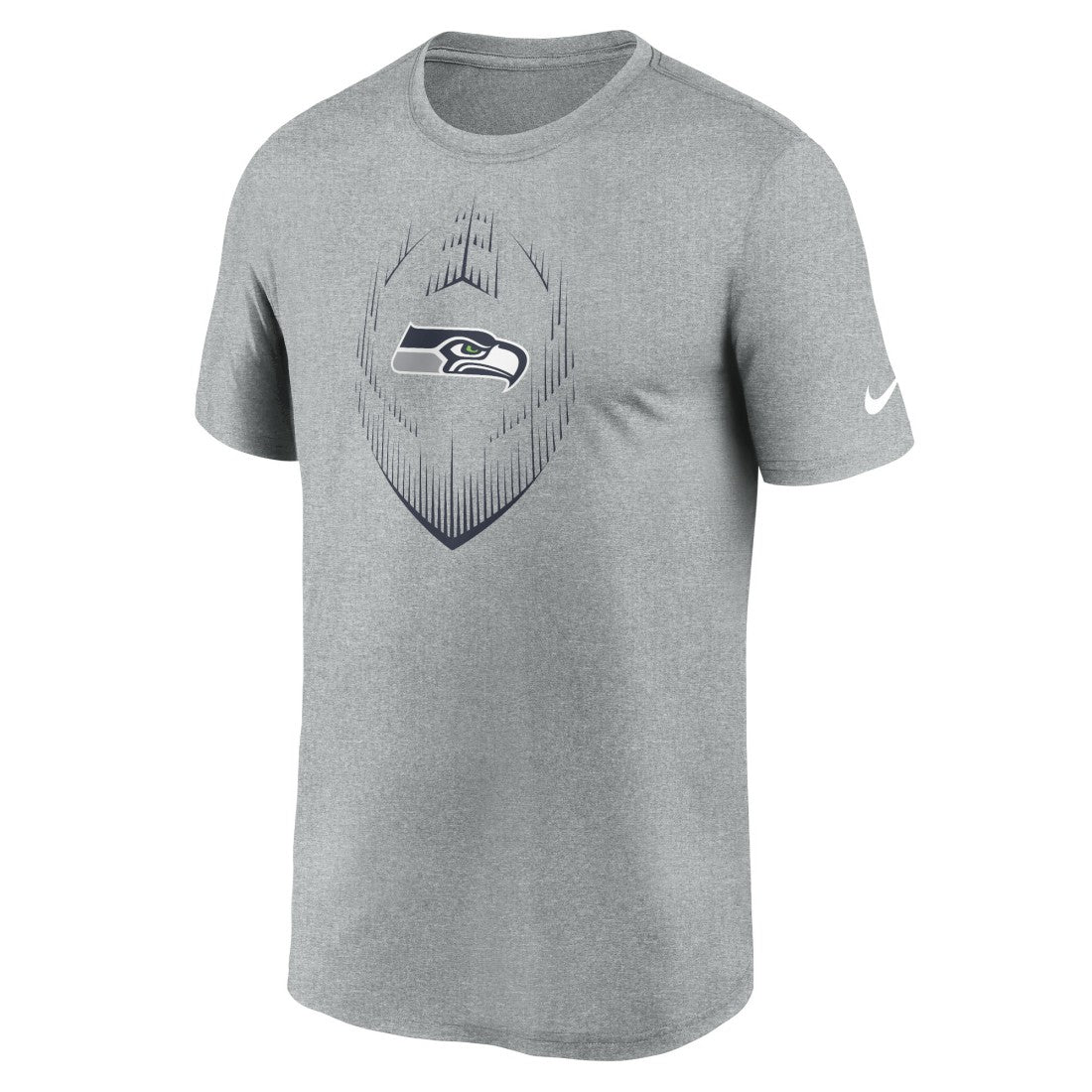 Seattle Seahawks Primetime Legend Icon Performance T-Shirt - Heather Gray - Nike