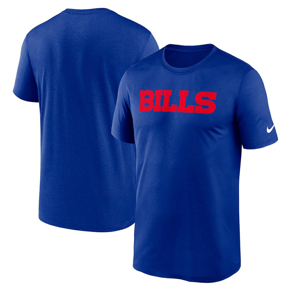 Buffalo Bills Primetime Legend Wordmark Performance T-Shirt - Royal - Nike