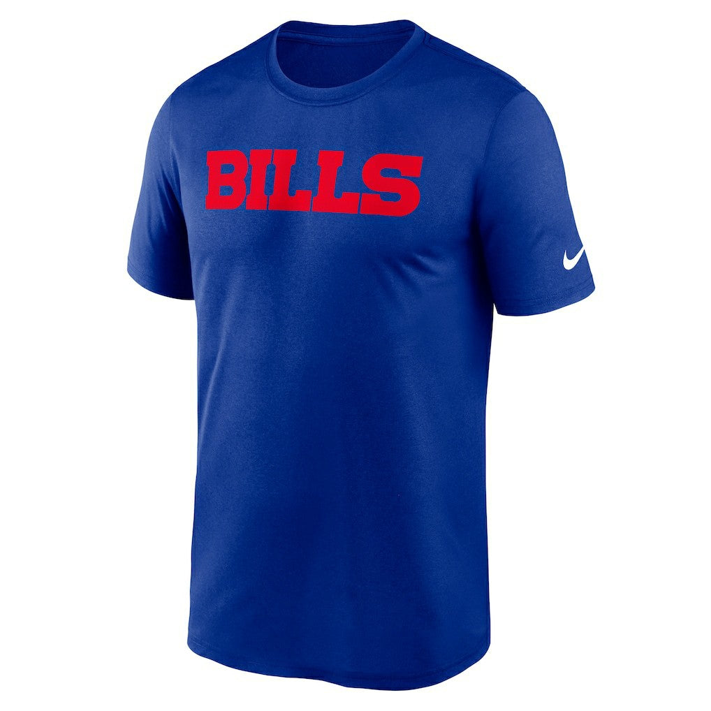 Buffalo Bills Primetime Legend Wordmark Performance T-Shirt - Royal - Nike