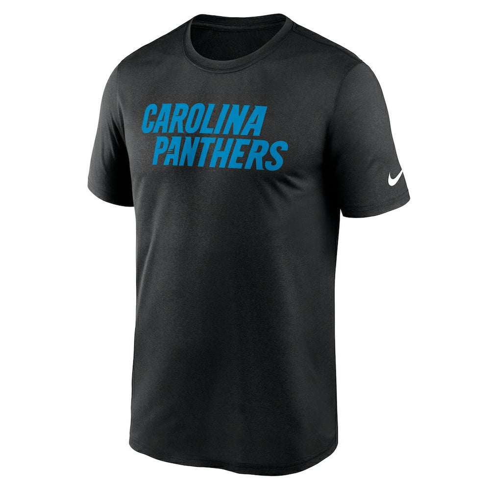Carolina Panthers Primetime Legend Wordmark Performance T-Shirt - Black - Nike