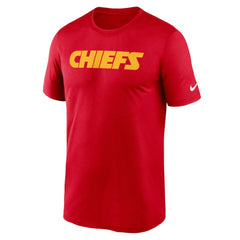 Kansas City Chiefs Primetime Legend Wordmark Performance T-Shirt - Red - Nike