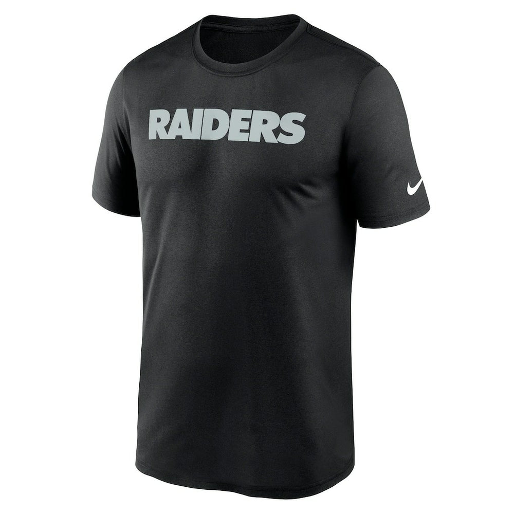 Las Vegas Raiders Primetime Legend Wordmark Performance T-Shirt - Black - Nike