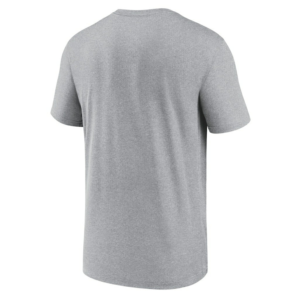 Las Vegas Raiders Primetime Legend Wordmark Performance T-Shirt - Heather Gray - Nike