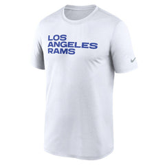 Los Angeles Rams Primetime Legend Wordmark Performance T-Shirt - White - Nike