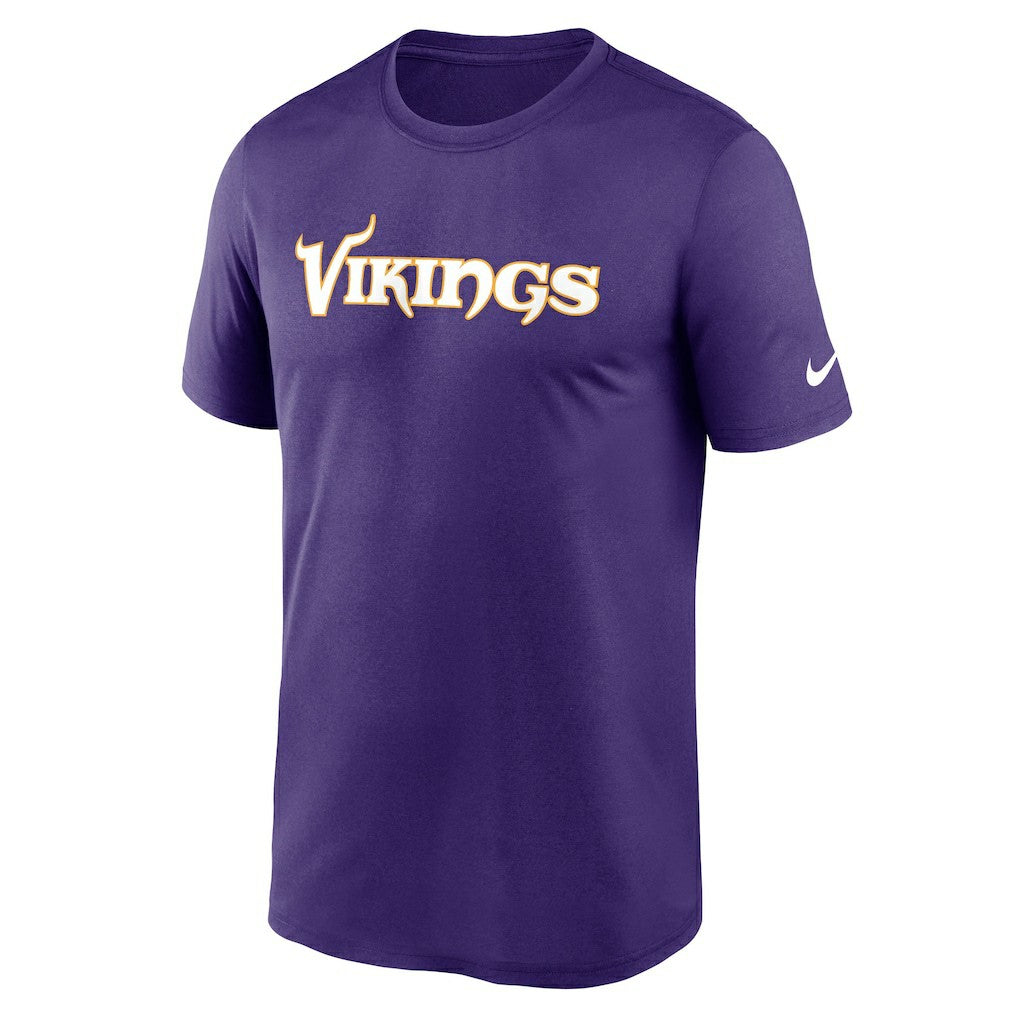 Minnesota Vikings Primetime Legend Wordmark Performance T-Shirt - Purple - Nike