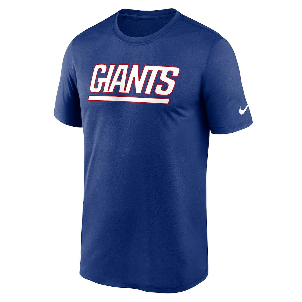 New York Giants Primetime Legend Wordmark Performance T-Shirt - Royal - Nike