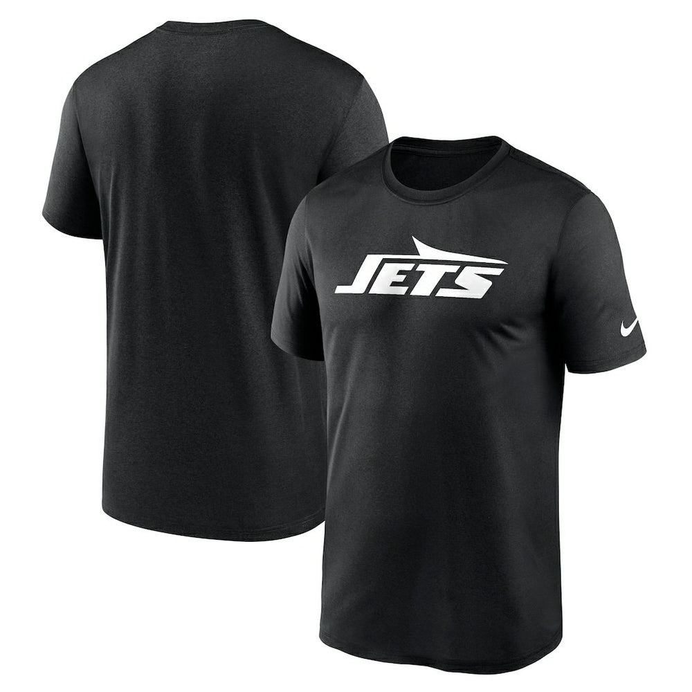New York Jets Primetime Legend Wordmark Performance T-Shirt - Black - Nike