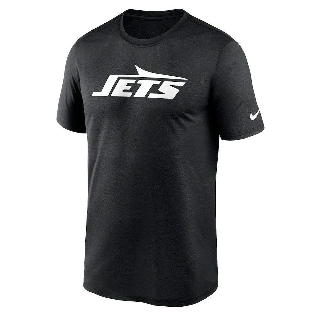 New York Jets Primetime Legend Wordmark Performance T-Shirt - Black - Nike