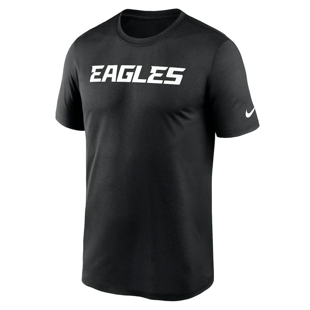 Philadelphia Eagles Primetime Legend Wordmark Performance T-Shirt - Black - Nike
