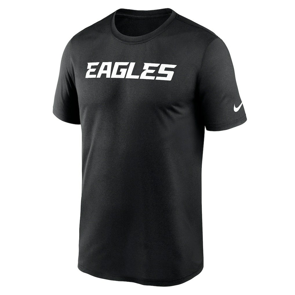 Philadelphia Eagles Primetime Legend Wordmark Performance T-Shirt - Black - Nike