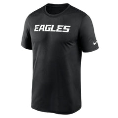 Philadelphia Eagles Primetime Legend Wordmark Performance T-Shirt - Black - Nike