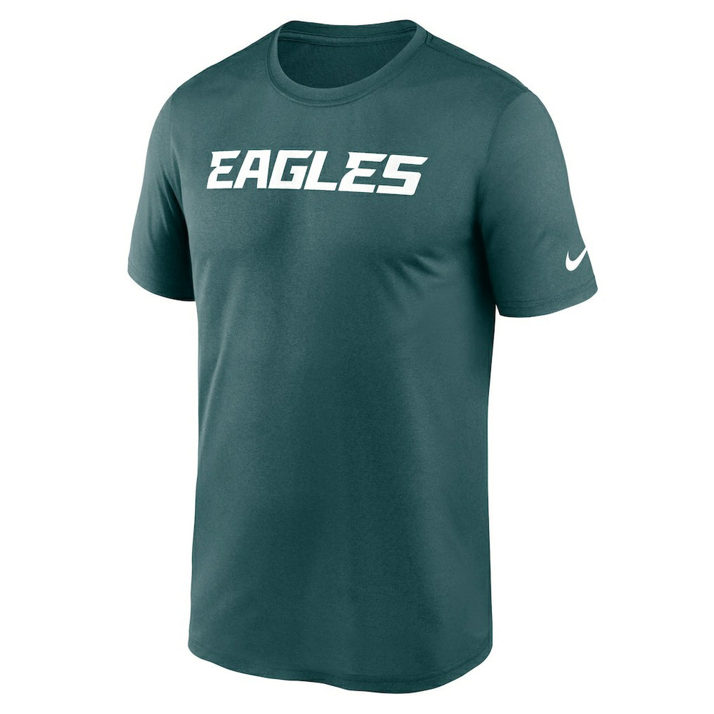 Philadelphia Eagles Primetime Legend Wordmark Performance T-Shirt - Midnight Green - Nike