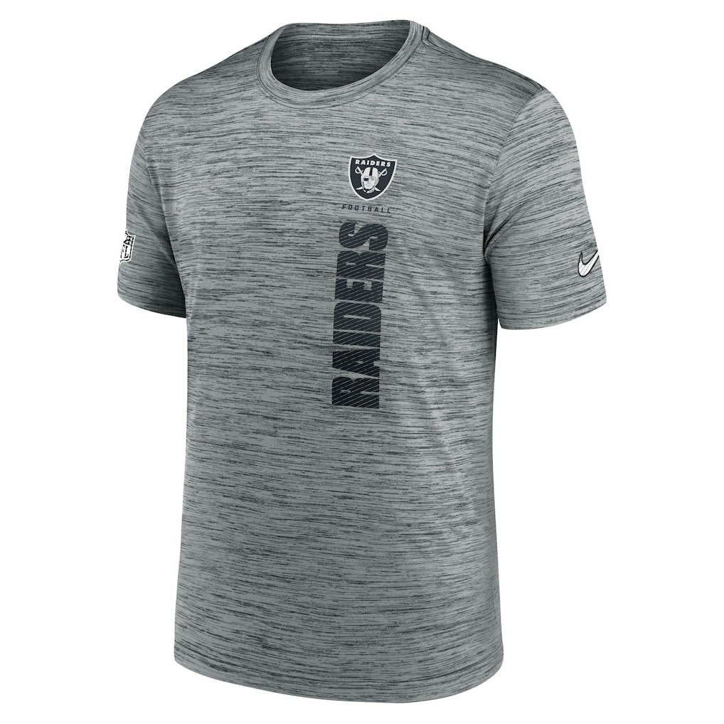 Las Vegas Raiders Sideline Velocity Dri-FIT T-Shirt - Gray - Nike