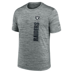 Las Vegas Raiders Sideline Velocity Dri-FIT T-Shirt - Gray - Nike