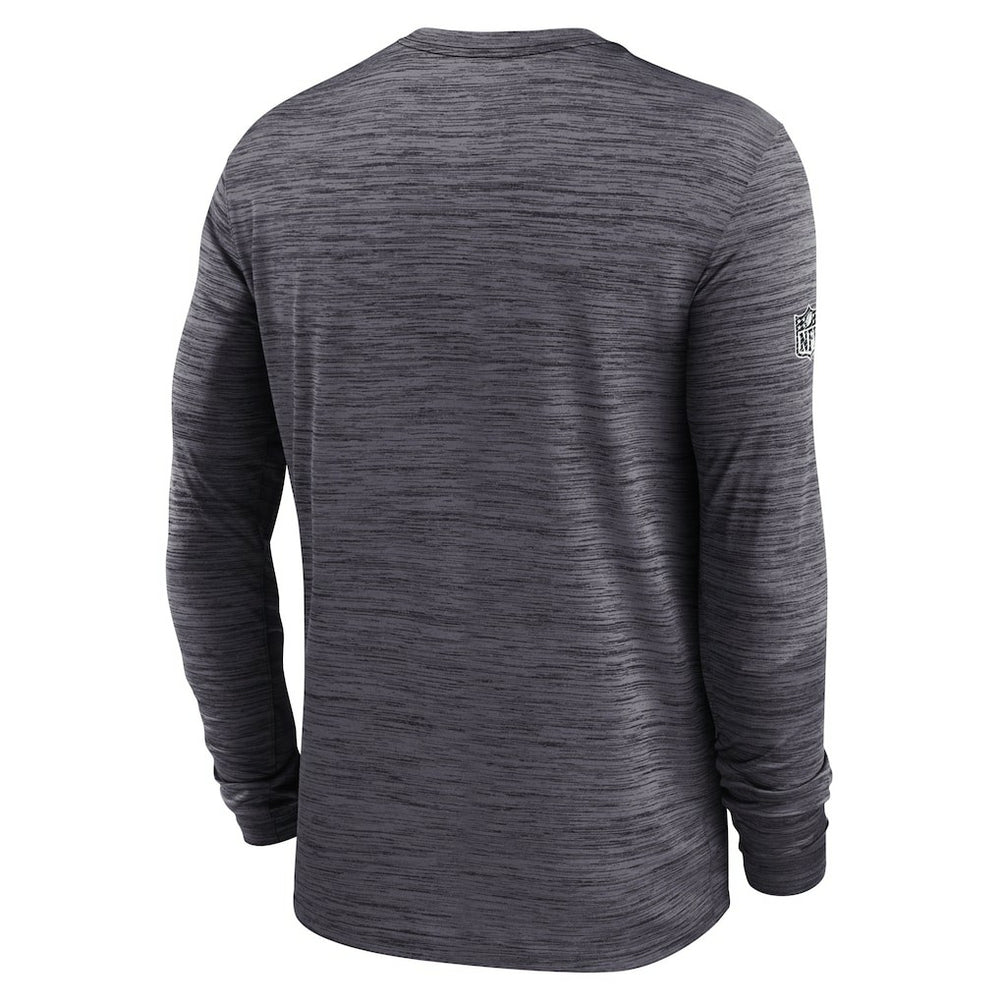 Las Vegas Raiders Sideline Velocity Dri-FIT Long Sleeve T-Shirt - Black - Nike