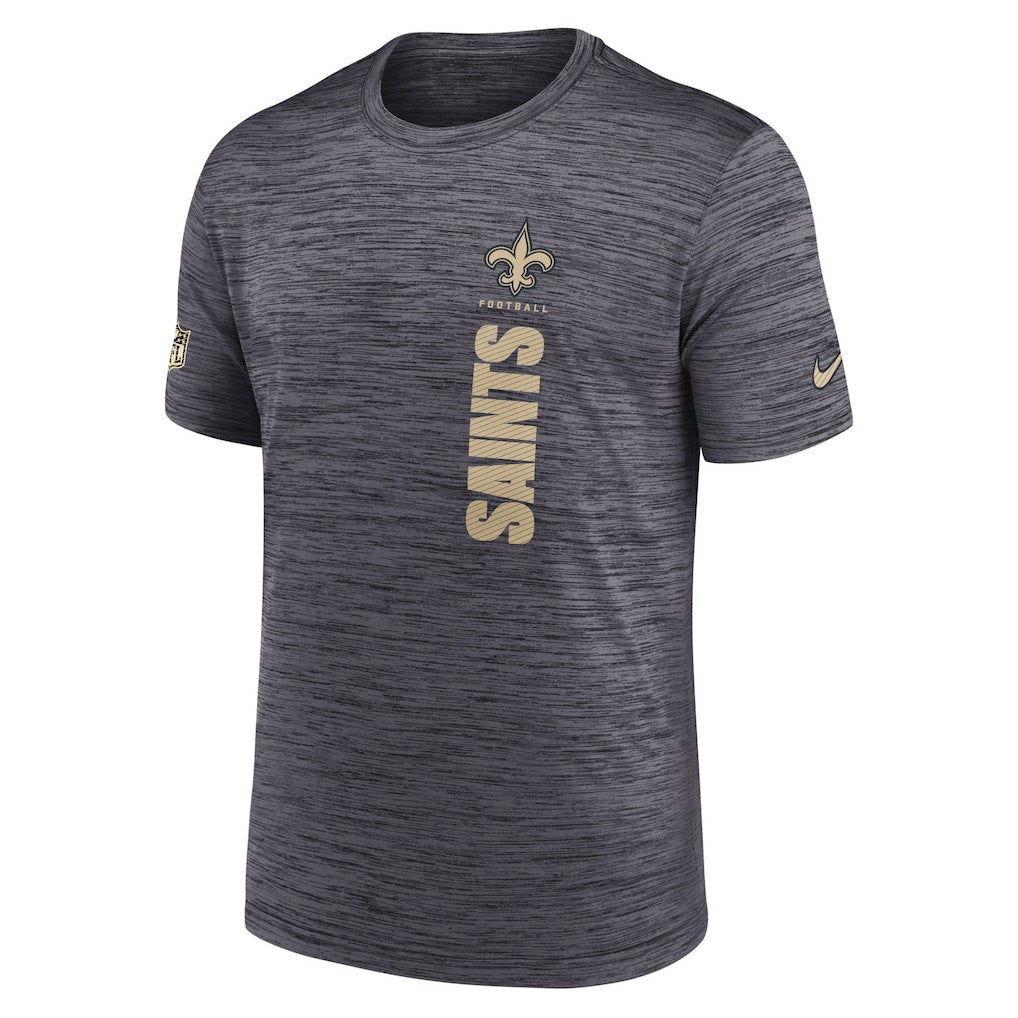 New Orleans Saints Sideline Velocity Dri-FIT T-Shirt - Black - Nike