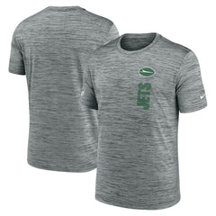 New York Jets Sideline Velocity Dri-FIT T-Shirt - Gray - Nike