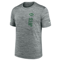 New York Jets Sideline Velocity Dri-FIT T-Shirt - Gray - Nike