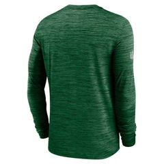 New York Jets Sideline Velocity Dri-FIT Long Sleeve T-Shirt - Green - Nike