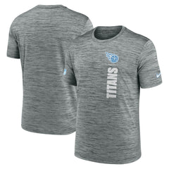 Tennessee Titans Sideline Velocity Dri-FIT T-Shirt - Gray - Nike