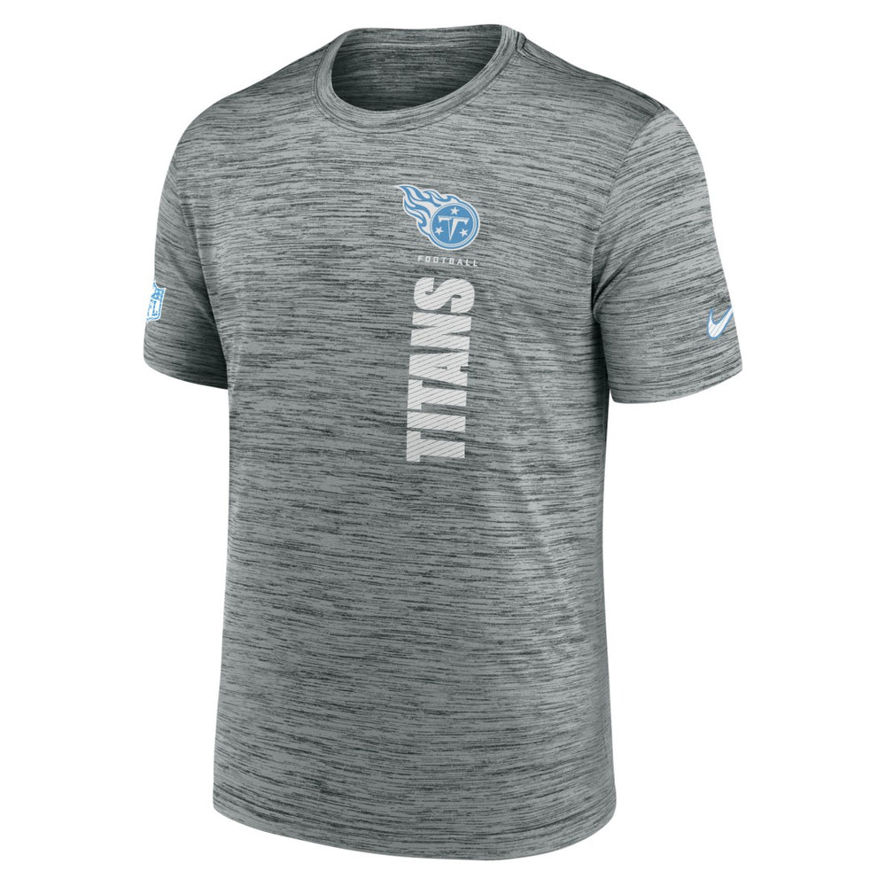 Tennessee Titans Sideline Velocity Dri-FIT T-Shirt - Gray - Nike