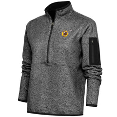 San Diego Padres Antigua Women's Cooperstown Logo Fortune Quarter-Zip Pullover Jacket Sale
