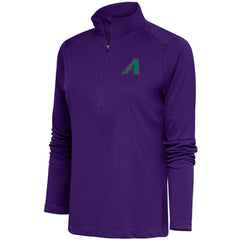 Arizona Diamondbacks Antigua Women's Cooperstown Tribute Half-Zip Pullover Top Online