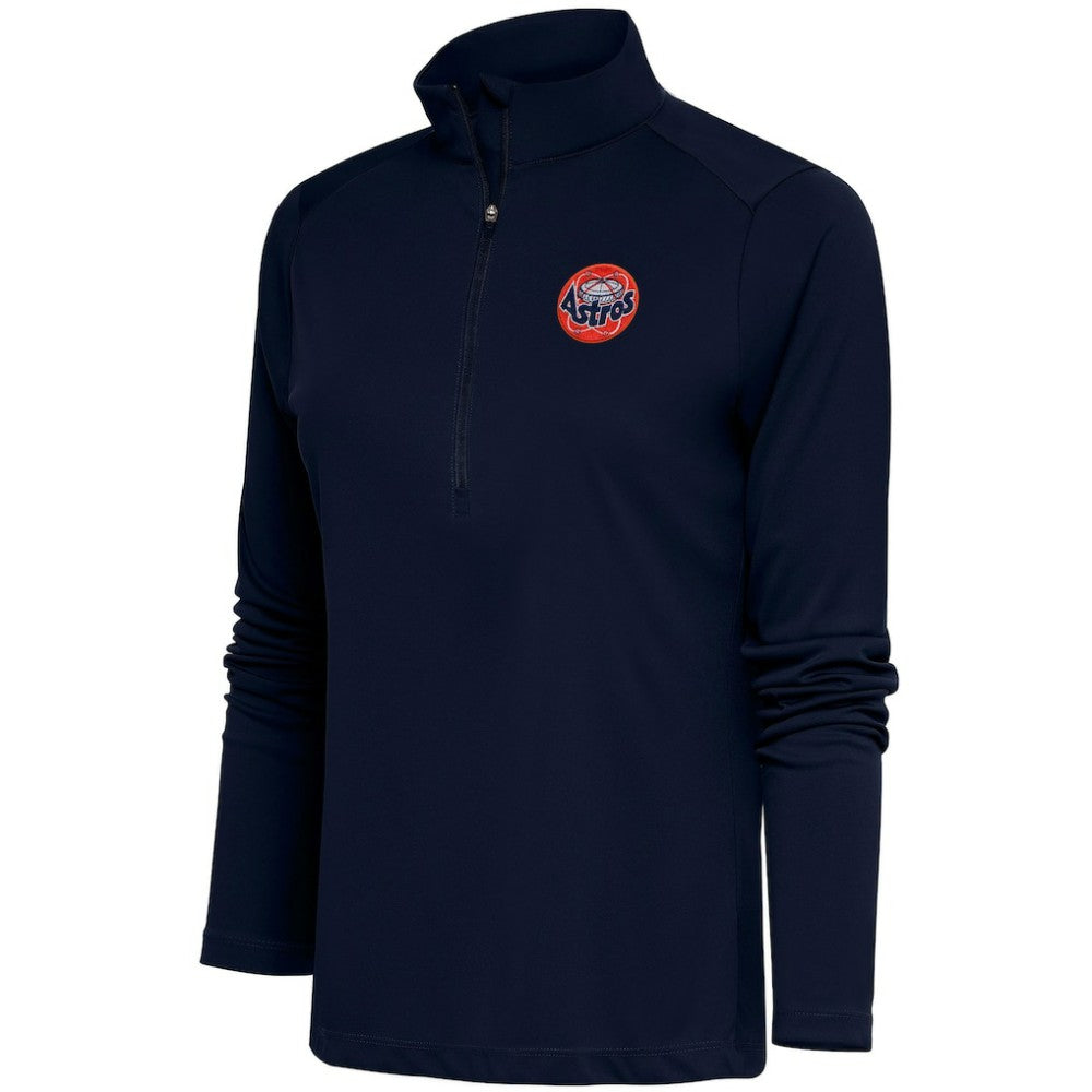 Houston Astros Antigua Women's Cooperstown Tribute Half-Zip Pullover Top for sale