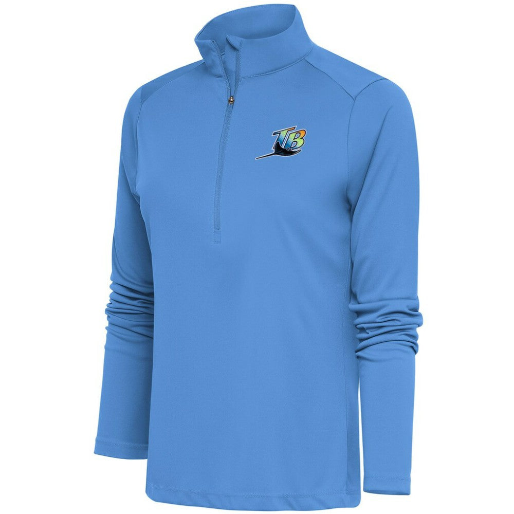 Tampa Bay Rays Antigua Women's Cooperstown Tribute Half-Zip Pullover Top Near Me