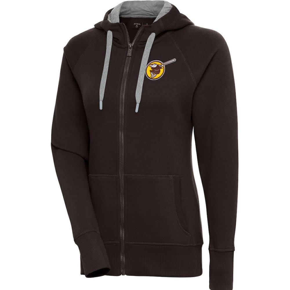 San Diego Padres Antigua Women's Cooperstown Victory Full-Zip Hoodie Near Me