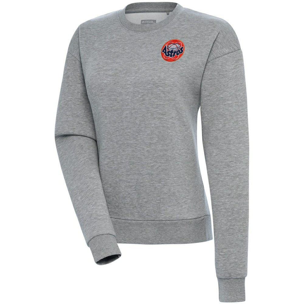 Houston Astros Antigua Women's Cooperstown Victory Crewneck Pullover Sweatshirt Sale