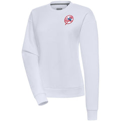 New York Yankees Antigua Women's Cooperstown Victory Crewneck Pullover Sweatshirt Outlet