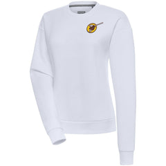 San Diego Padres Antigua Women's Cooperstown Victory Crewneck Pullover Sweatshirt Discount