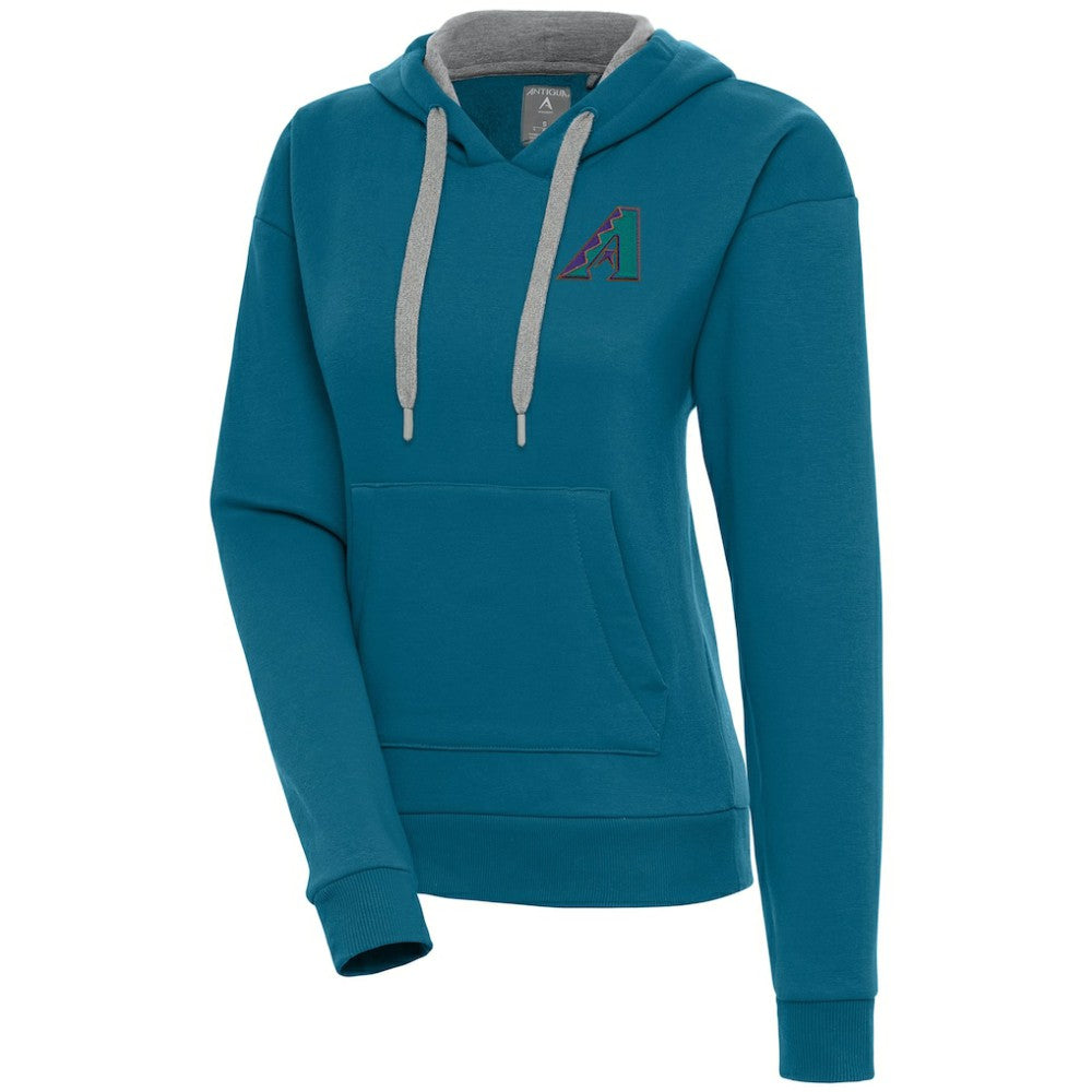 Arizona Diamondbacks Antigua Women's Cooperstown Victory Pullover Hoodie Sale