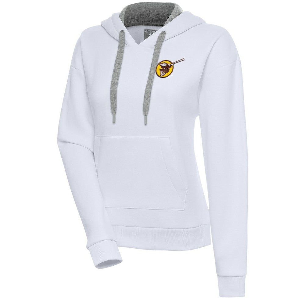 San Diego Padres Antigua Women's Cooperstown Victory Pullover Hoodie Discount