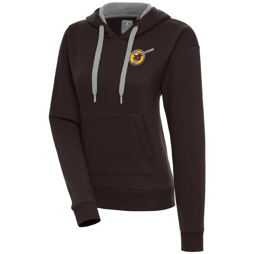 San Diego Padres Antigua Women's Cooperstown Victory Pullover Hoodie Online