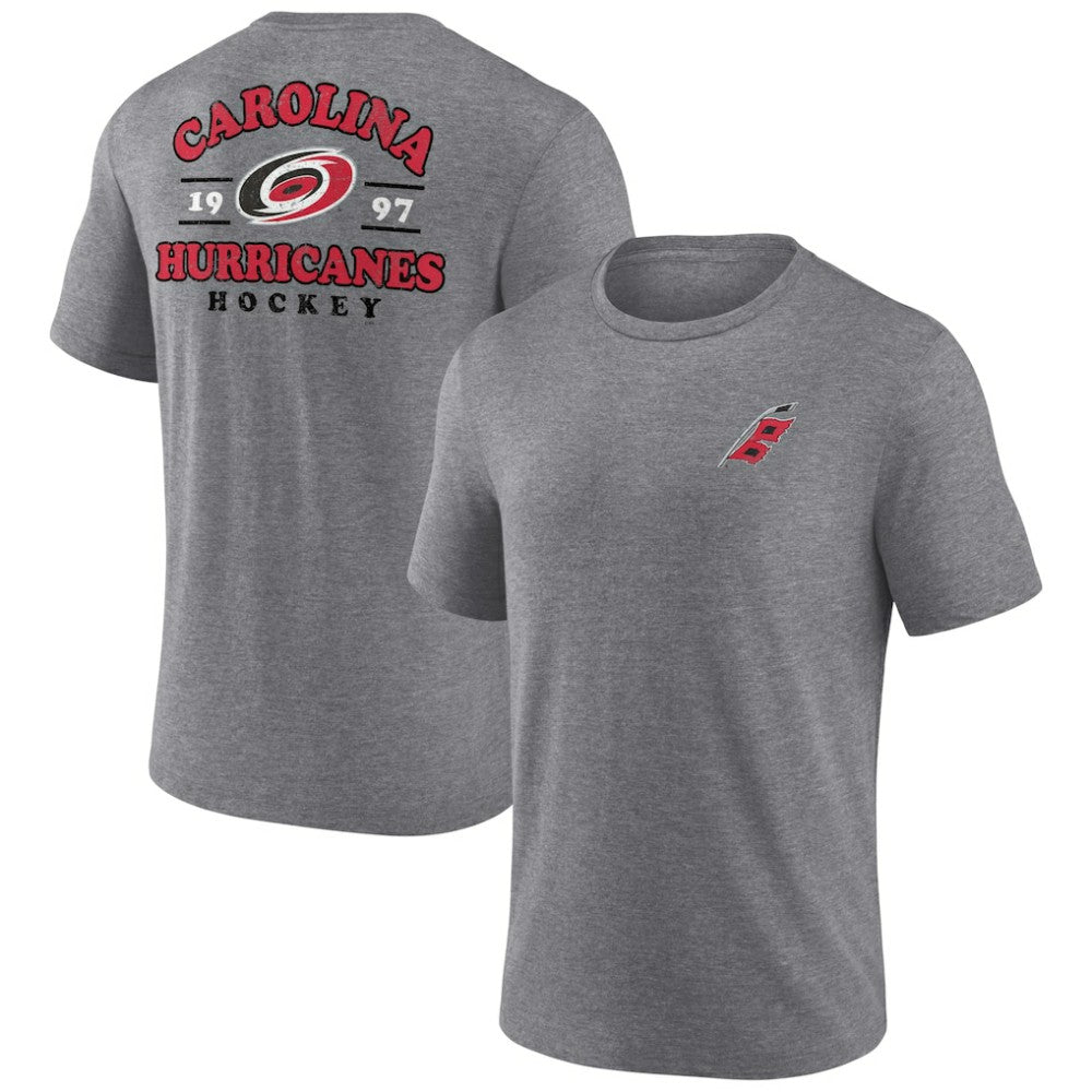 Carolina Hurricanes Winger Tri-Blend T-Shirt - Heather Gray | NHL Clearance