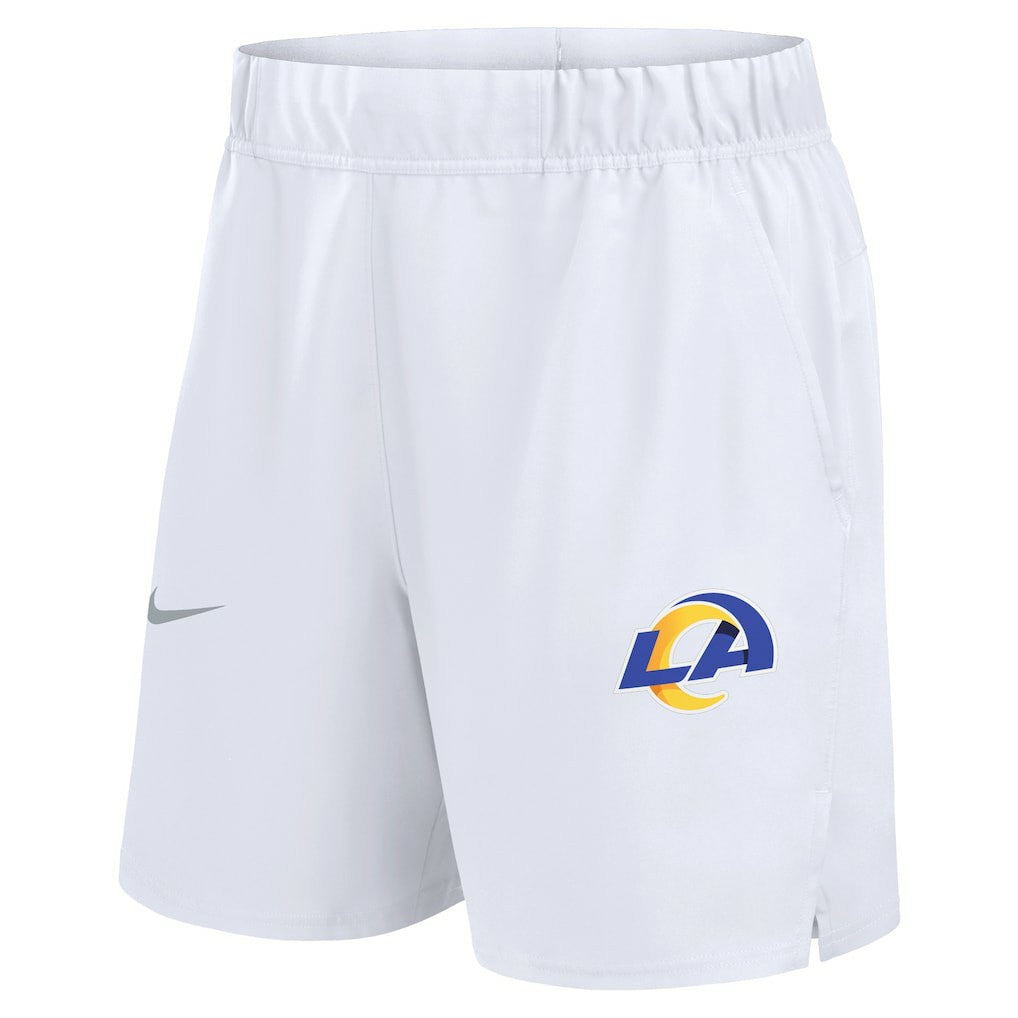 Los Angeles Rams Blitz Victory Dri-FIT Shorts - White - Nike