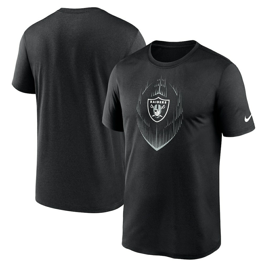 Las Vegas Raiders Big & Tall Blitz Legend Icon T-Shirt - Black - Nike