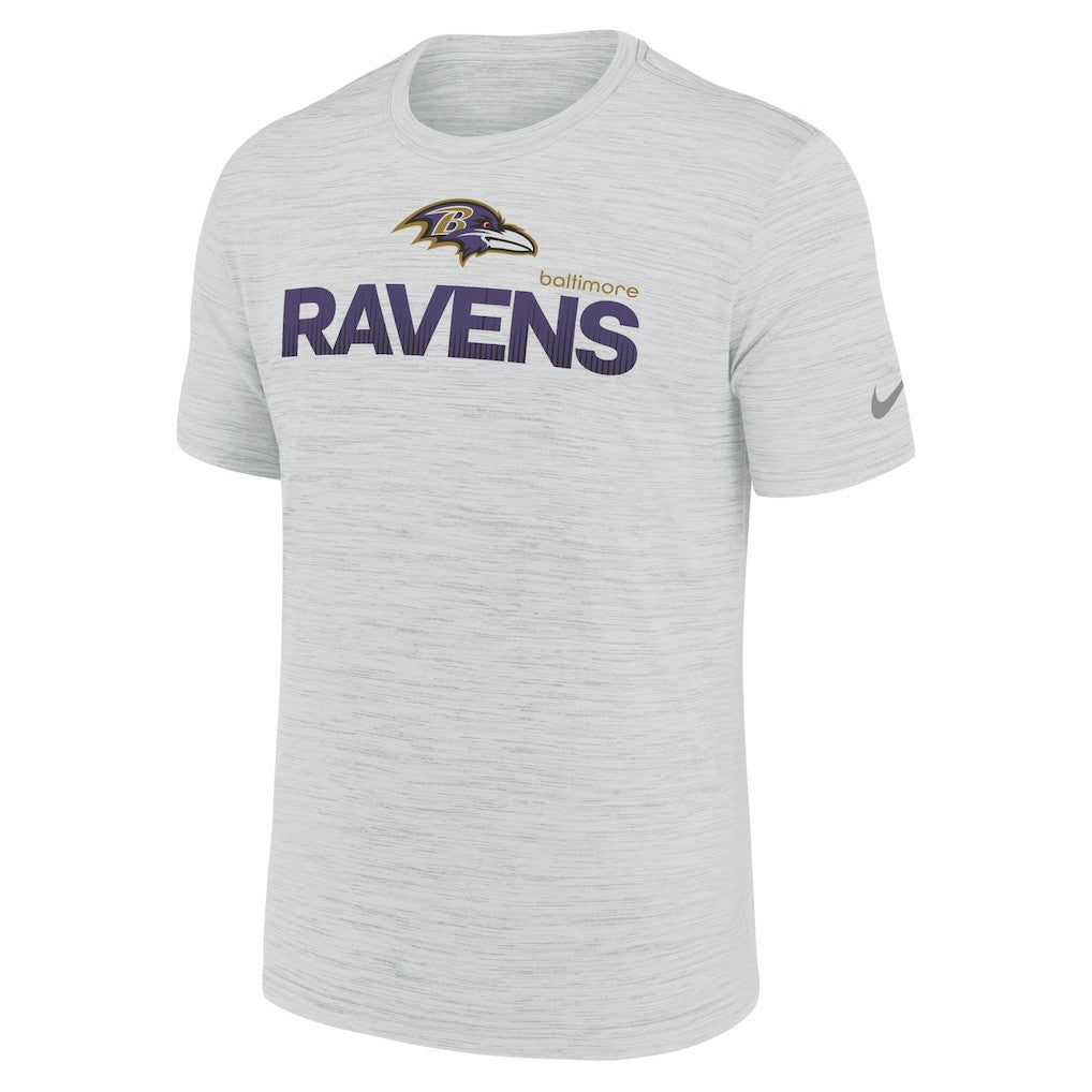 Baltimore Ravens Blitz Velocity Modern Dri-FIT T-Shirt - Ash - Nike