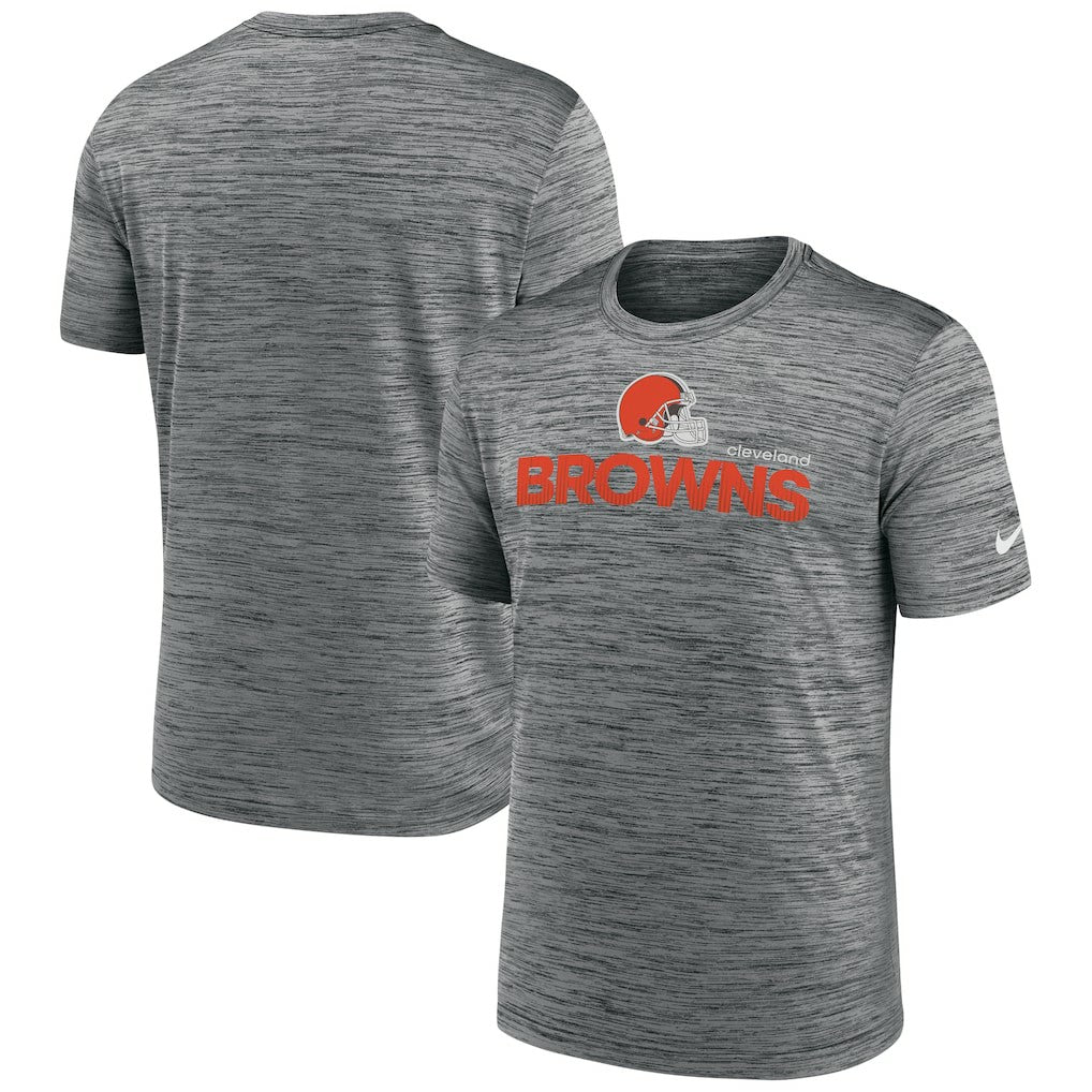 Cleveland Browns Blitz Velocity Modern Dri-FIT T-Shirt - Anthracite - Nike