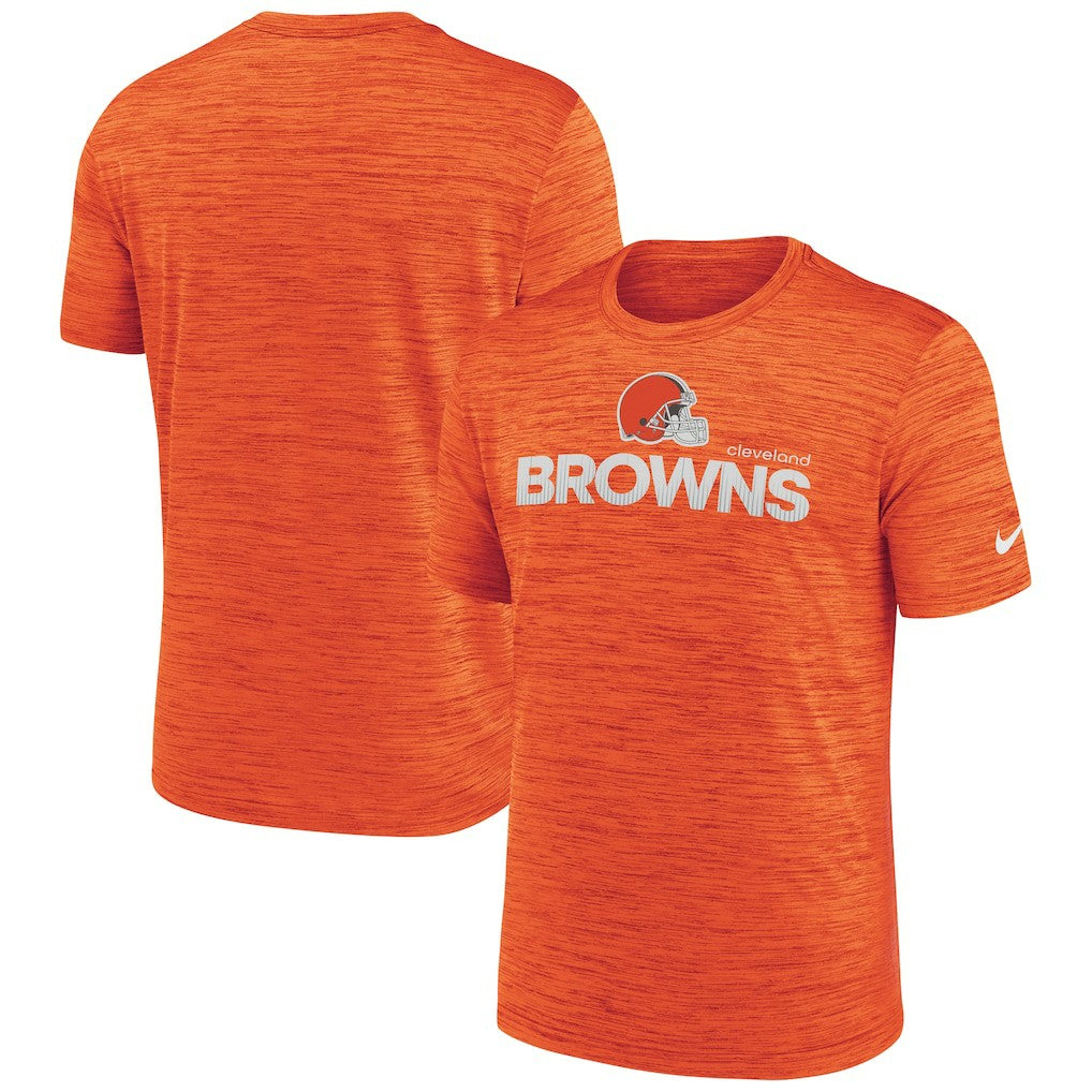 Cleveland Browns Blitz Velocity Modern Dri-FIT T-Shirt - Orange - Nike
